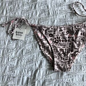 Kulani Kinis - Pink and Brown Bikini Bottoms